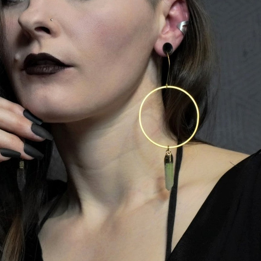 O Quartz Earrings