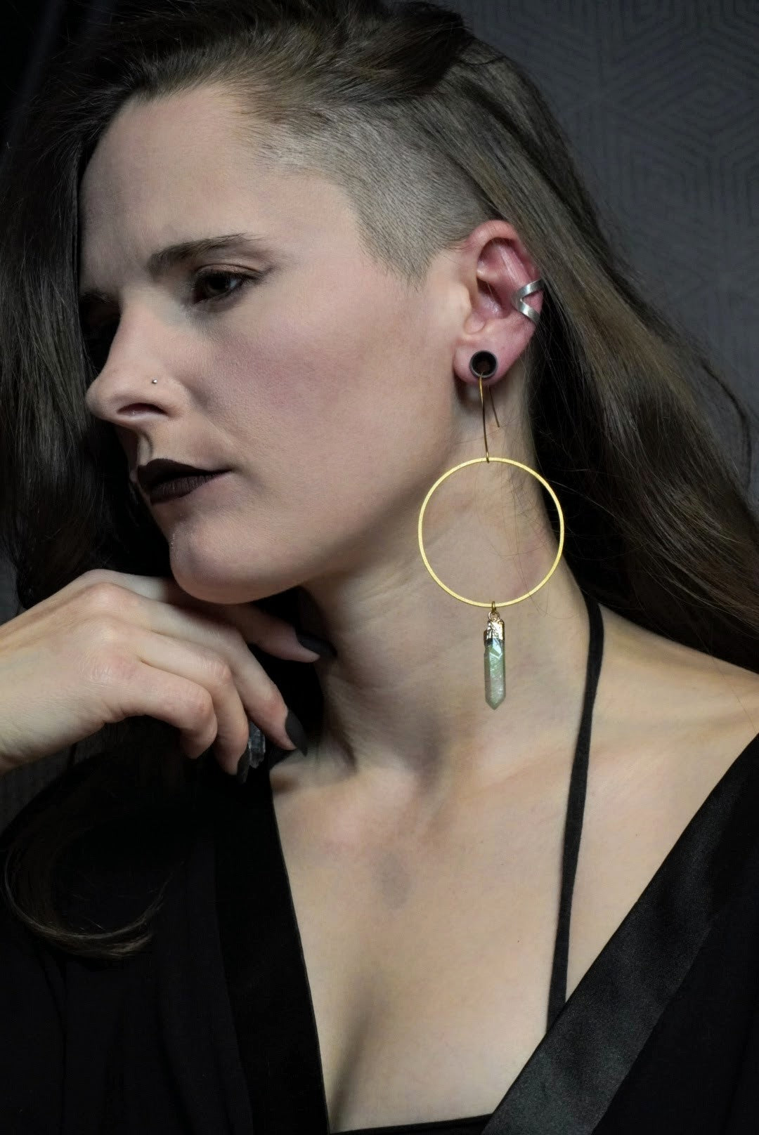 O Quartz Earrings