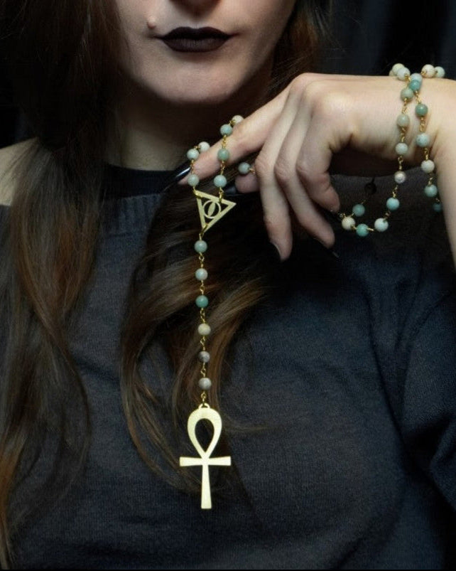 ANKH Rosary /Brass