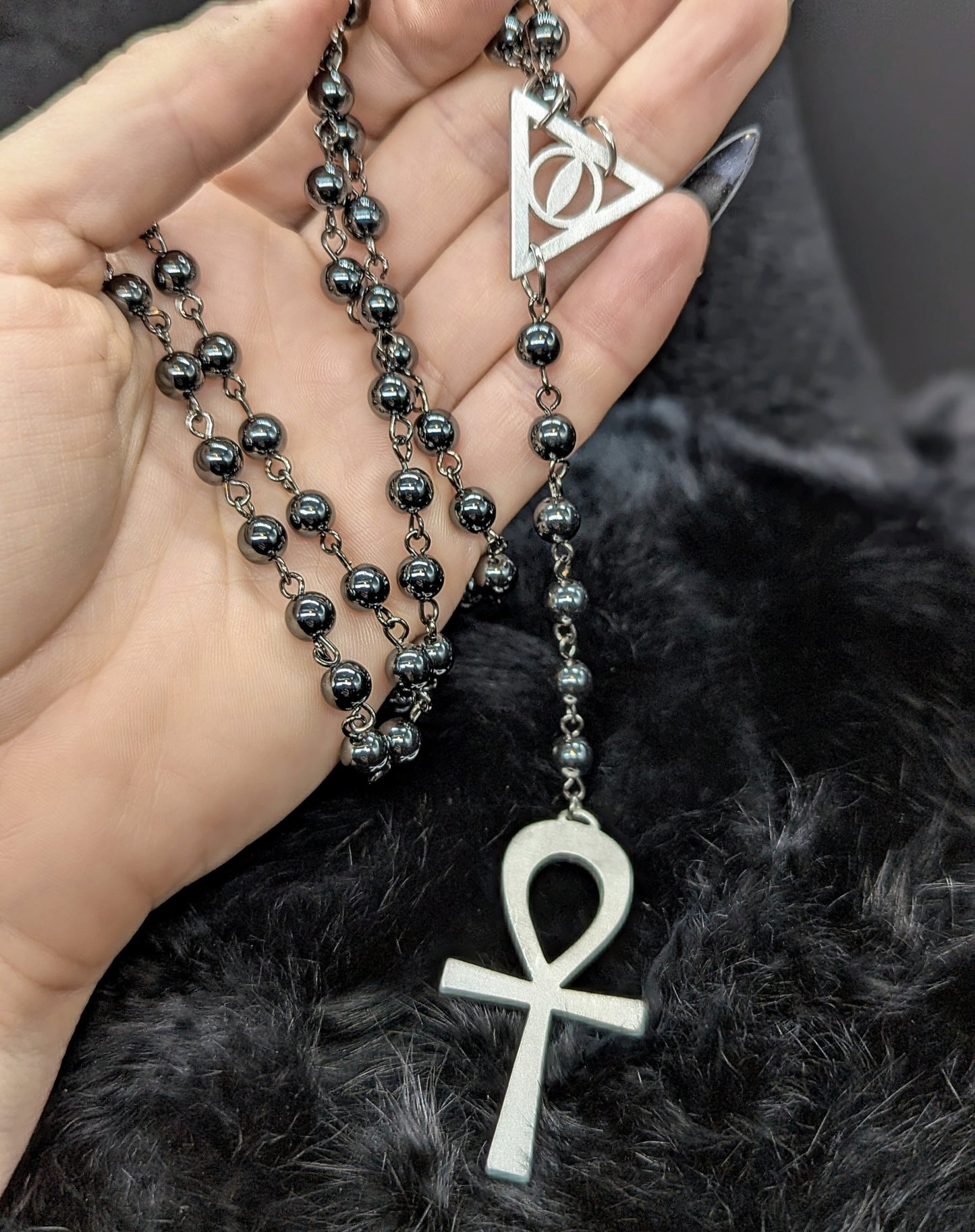 ANKH Rosary / Aluminum