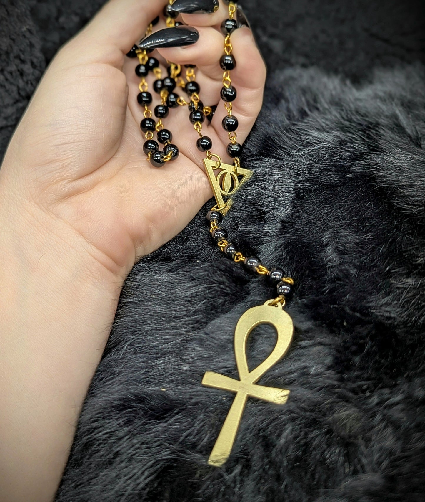 ANKH Rosary /Brass