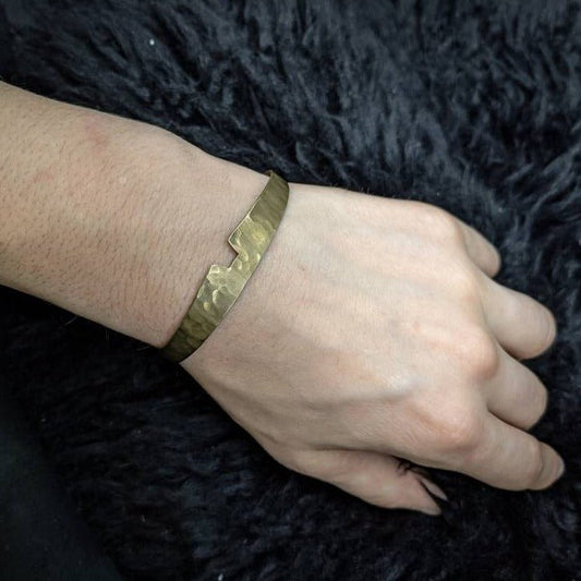 DARKSTAR MACHINATIONS - AMAZONIAN Cuff / Brass - bracelet