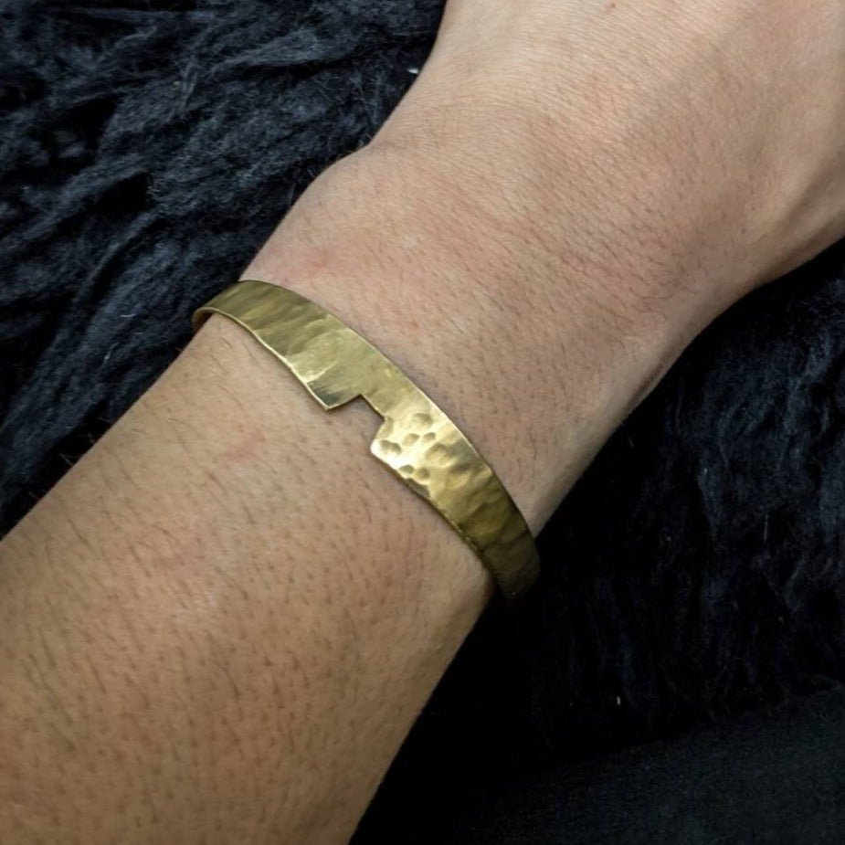 DARKSTAR MACHINATIONS - AMAZONIAN Cuff / Brass - bracelet