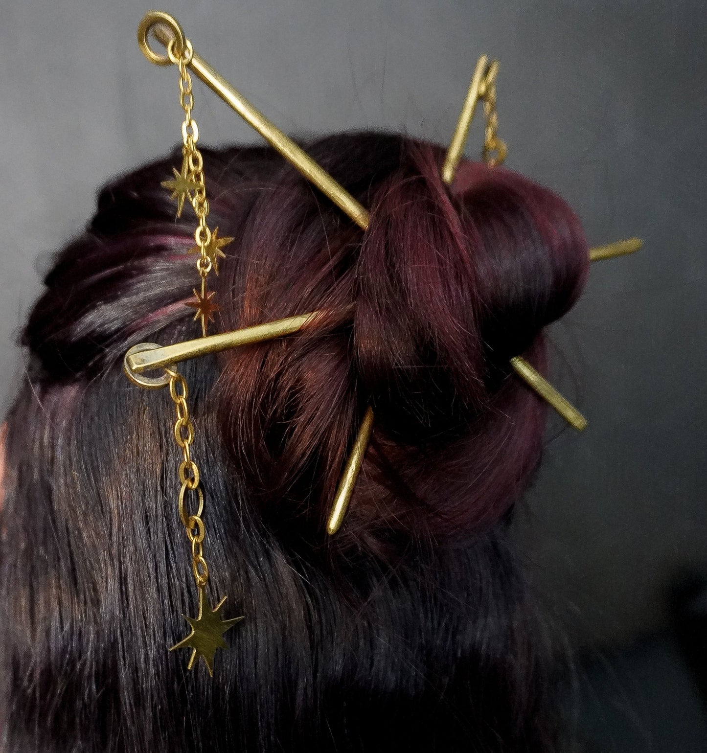 STARS Dangle Hair Stick