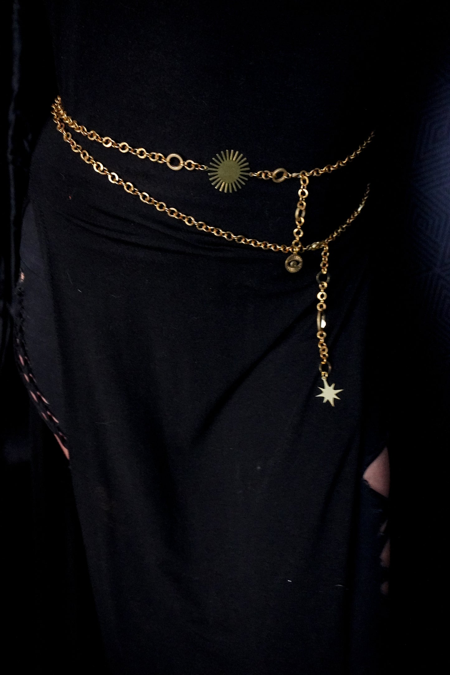 SUN Waist Chain / Brass