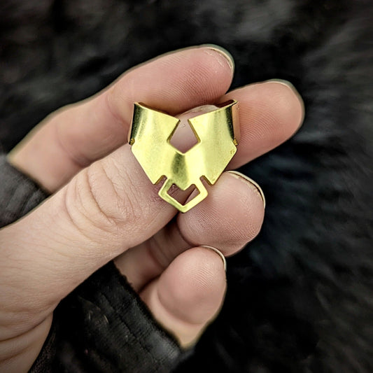 DARKSTAR MACHINATIONS - CHEVRON Ring / Brass - Ring