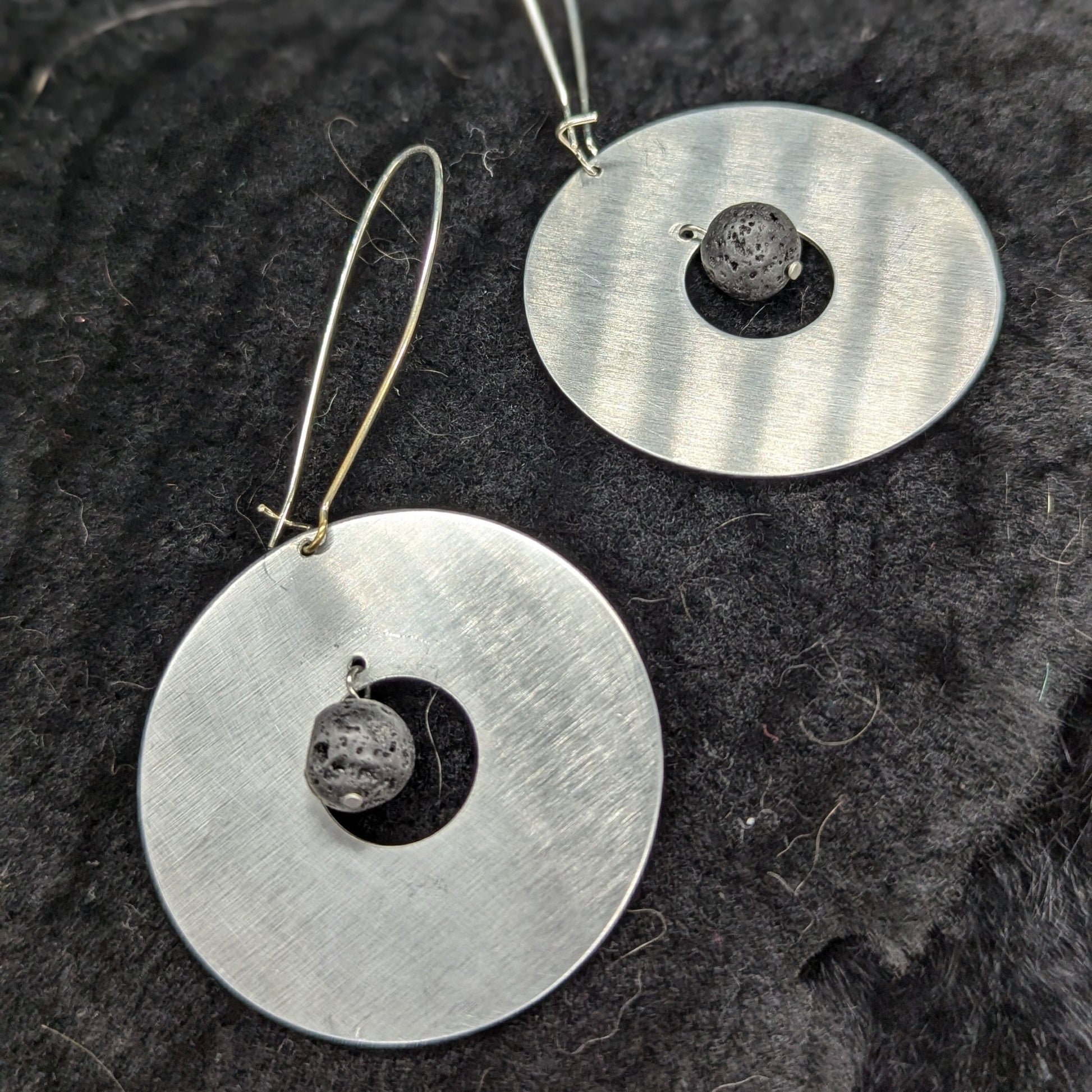 DARKSTAR MACHINATIONS - PLANET Earrings / Aluminum - earrings