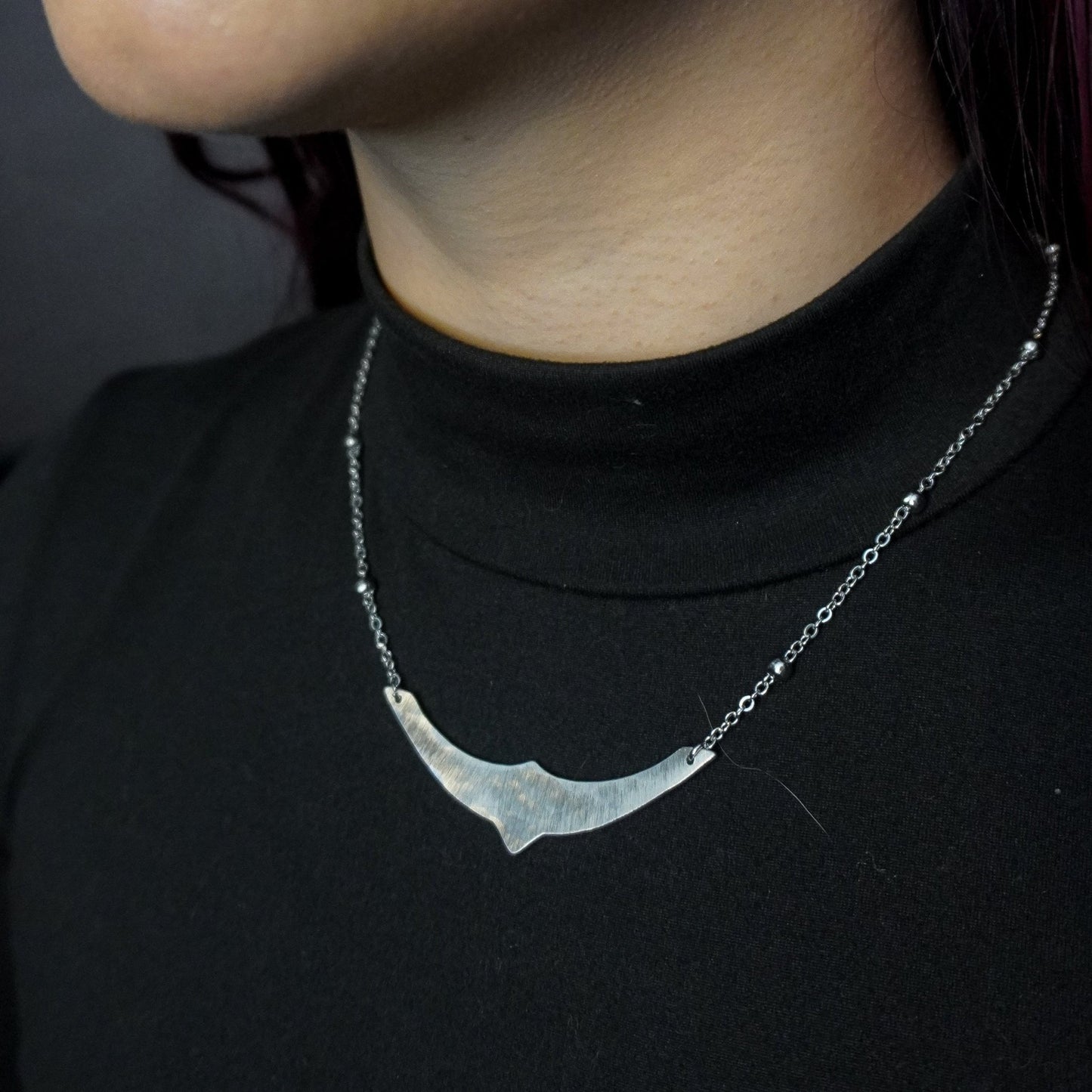 DARKSTAR MACHINATIONS - RAVEN Necklace / Aluminum - necklace