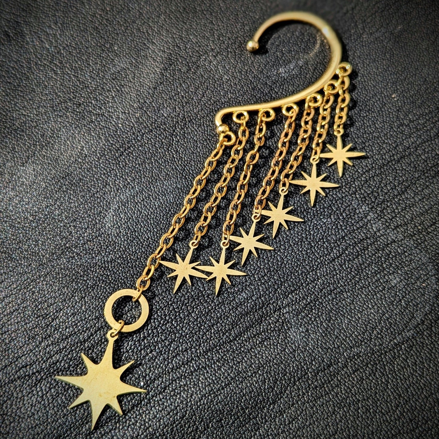 DARKSTAR MACHINATIONS - TWILIGHT Earcuff / Brass - earcuff