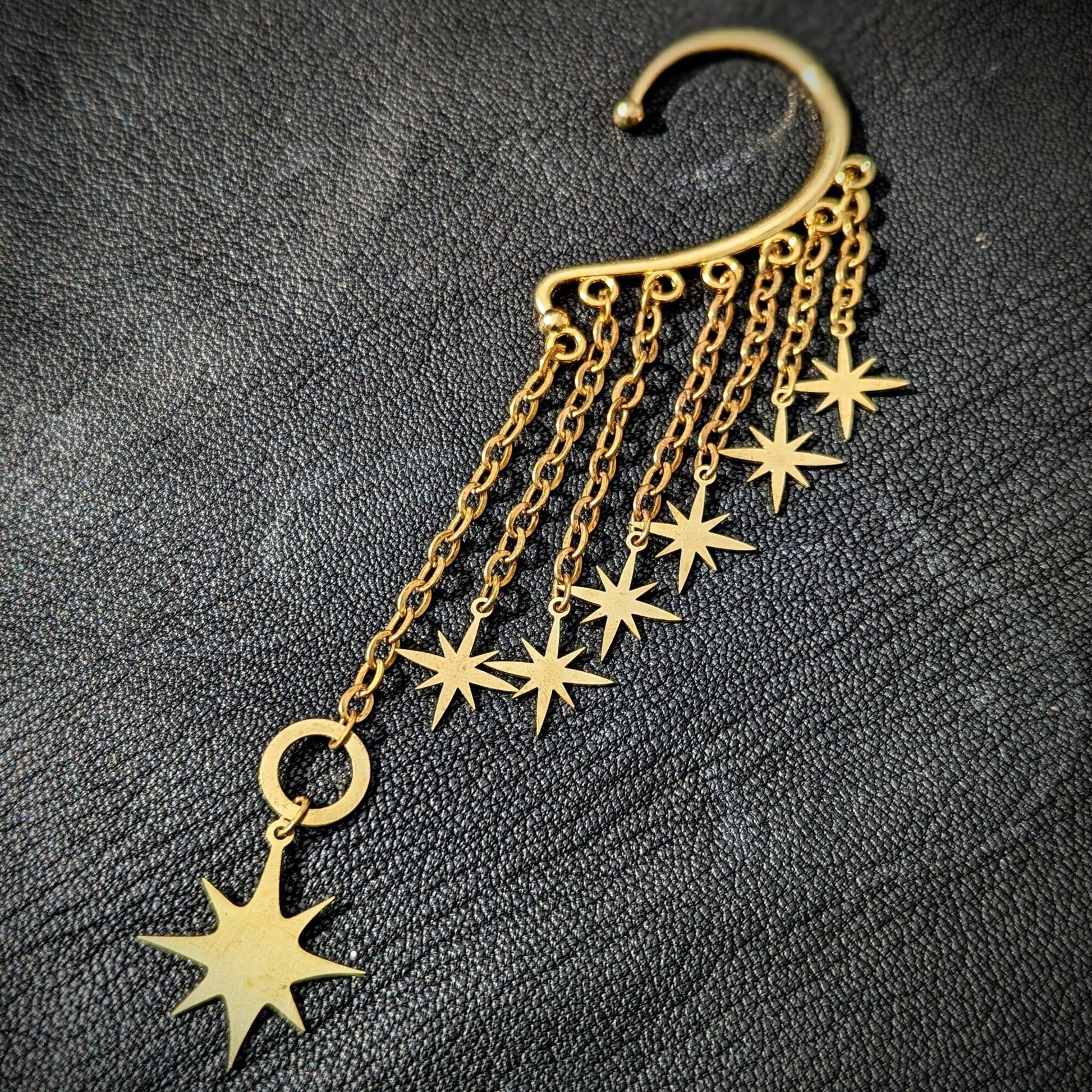 DARKSTAR MACHINATIONS - TWILIGHT Earcuff / Brass - earcuff